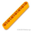 レゴ パーツ テクニック リフトアーム 1 x 7 [ Bt,Lt Orange / ブライトライトオレンジ ] | LEGO純正品の バラ 売り