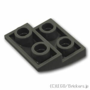 レゴ パーツ 逆カーブスロープ - 2 x 2 [ Black / ブラック ] | LEGO純正品の バラ 売り