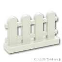 レゴ パーツ フェンス 1 x 4 x 2 - 柵 White / ホワイト LEGO純正品の バラ 売り