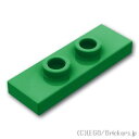 レゴ パーツ タイル 1 x 3 - センター2スタッド [ Green / グリーン ] | LEGO純正品の バラ 売り