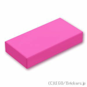 レゴ パーツ タイル 1 x 2 [ Dark Pink / 