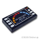 レゴ パーツ タイル 1 x 2 - DETECTING RELIC(遺物検出)ゲージ Black / ブラック LEGO純正品の バラ 売り