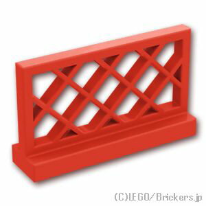 レゴ パーツ フェンス 1 x 4 x 2 [ Red / レッド ] | LEGO純正品の バラ 売り