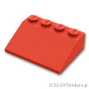 レゴ パーツ スロープ 33°- 3 x 4 [ Red / レッド ] | LEGO純正品の バラ 売り 1