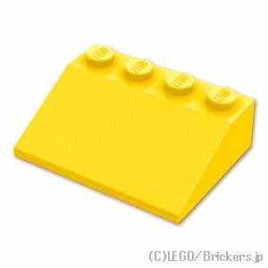 レゴ パーツ スロープ 33°- 3 x 4 [ Yellow / イエロー ] | LEGO純正品の バラ 売り