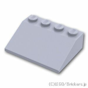 レゴ パーツ スロープ ブロック 3 x 4/33° [ Light Bluish Gray / グレー ] | LEGO純正品の バラ 売り