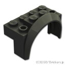 レゴ パーツ カー マッドガード 4 x 2 1/2 x 2 [ Black / ブラック ] | LEGO純正品の バラ 売り