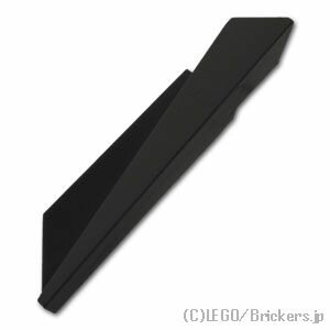 レゴ パーツ ウェッジ 5 x 1 x 1 1/3 - 1 x 4 プレートベース 右 [ Black / ブラック ] | LEGO純正品の バラ 売り