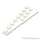 レゴ パーツ ウェッジ プレート 8 x 3 - 左 [ White / ホワイト ] | LEGO純正品の バラ 売り