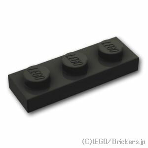レゴ パーツ プレート 1 x 3 [ Black / ブラック ] | LEGO純正品の バラ 売り