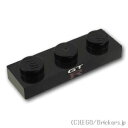 レゴ パーツ プレート 1 x 3 - “GT-R”ロゴ Black / ブラック LEGO純正品の バラ 売り