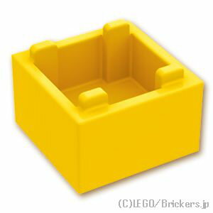レゴ パーツ コンテナ ボックス - 2 x 2 x 1 [ Yellow / イエロー ] | LEGO純正品の バラ 売り