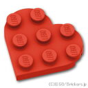 レゴ パーツ プレート 3 x 3 ハート  | LEGO純正品の バラ 売り