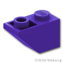 レゴ パーツ 逆スロープ 45°- 2 x 1 [ Dark Purple / ダークパープル ] | LEGO純正品の バラ 売り