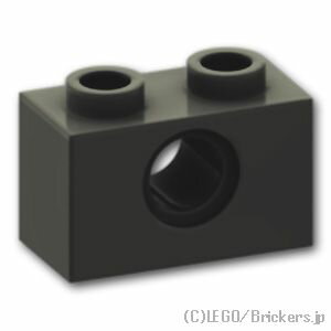 レゴ パーツ テクニック ブロック 1 x 2 - 穴1 [ Black / ブラック ] | LEGO純正品の バラ 売り