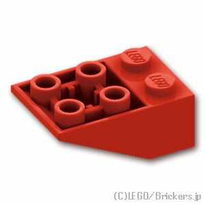 レゴ パーツ 逆スロープ 33°- 3 x 2 [ Red / レッド ] | LEGO純正品の バラ 売り