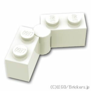 レゴ パーツ ヒンジ ブロック 1 x 4 - セット [ White / ホワイト ] | LEGO純正品の バラ 売り