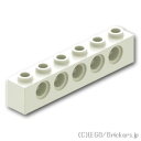 レゴ テクニック パーツ ブロック 1 x 6 [White/ホワイト] | LEGO純正品の バラ 売り