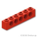 レゴ パーツ テクニック ブロック 1 x 6 [ Red / レッド ] | LEGO純正品の バラ 売り