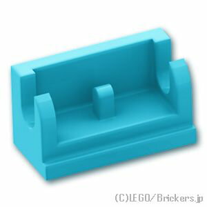 レゴ パーツ ヒンジ 1 x 2 ベース [ Md,Azure / ミディアムアズール ]  LEGO純正品の バラ 売り