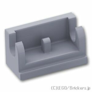 レゴ パーツ ヒンジ 1 x 2 ベース [ Light Bluish Gray / グレー ] | LEGO純正品の バラ 売り