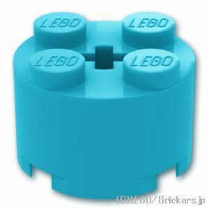 レゴ パーツ ブロック 2 x 2 - ラウンド [ Md,Azure / ミディアムアズール ] | LEGO純正品の バラ 売り