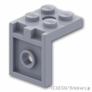 レゴ パーツ ブラケット 2 x 2 / 2 x 2 - 逆 [ Light Bluish Gray / グレー ] | LEGO純正品の バラ 売り