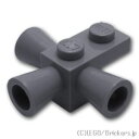 レゴ パーツ ブロック 1 x 1 - ラウンドスピーカー [ Dark Bluish Gray / ダークグレー ] | LEGO純正品の バラ 売り