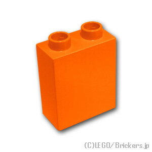 レゴ デュプロ パーツ 基本 ブロック 1 x 2 x 2 [ Orange / オレンジ ] | 大きいレゴブロック