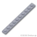 レゴ パーツ プレート 1 x 10 [ Light Bluish Gray / グレー ] | LEGO純正品の バラ 売り