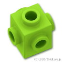 レゴ パーツ ブロック 1 x 1 - 4面スタッド [ Lime / ライム ] | LEGO純正品の バラ 売り