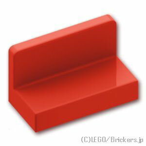 レゴ パーツ パネル 1 x 2 x 1 [ Red / レッド ] | LEGO純正品の バラ 売り 1