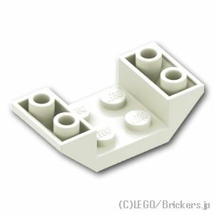 レゴ パーツ 逆スロープ 45°- 4 x 2 [ White / ホワイト ] | LEGO純正品の バラ 売り