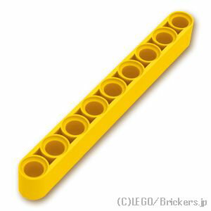 レゴ パーツ テクニック リフトアーム 1 x 9 [ Yellow / イエロー ] | LEGO純正品の バラ 売り
