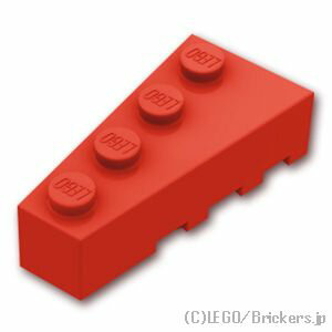 レゴ パーツ ウェッジ 4 x 2 - 左 [ Red 