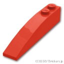 レゴ パーツ カーブスロープ - 1 x 6 [ Red / レッド ] | LEGO純正品の バラ 売り