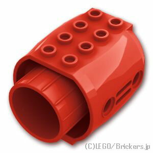 レゴ パーツ ジェットエンジン - ラージ [ Red / レッド ] | LEGO純正品の バラ 売り