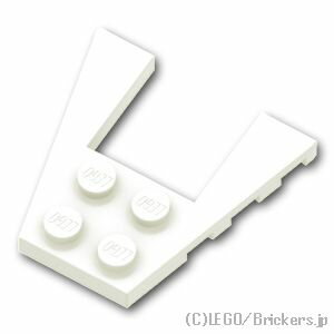 レゴ パーツ ウェッジプレート 4 x 4 [ White / ホワイト ] | LEGO純正品の バラ 売り