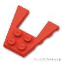 レゴ パーツ ウェッジプレート 4 x 4 [ Red / レッド ] | LEGO純正品の バラ 売り 1