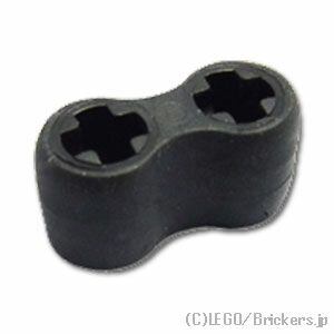 レゴ パーツ テクニック 軸コネクター - ゴム製 [ Black / ブラック ] | LEGO純正品の バラ 売り