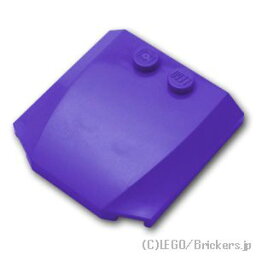 レゴ パーツ ウェッジ 4 x 4 x 2/3 - カーブ [ Dark Purple / ダークパープル ] | LEGO純正品の バラ 売り