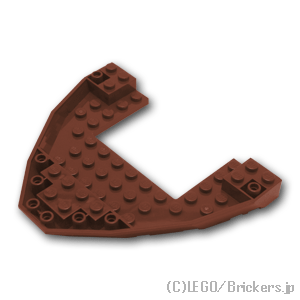 レゴ 船 パーツ ボート ベース 12 x 10 [Reddish Brown/ブラウン] | LEGO純正品の バラ 売り