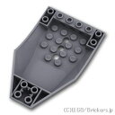 レゴ パーツ コクピット 6 x 10 x 2 [ Dark Bluish Gray / ダークグレー ] | LEGO純正品の バラ 売り