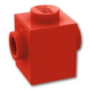レゴ パーツ ブロック 1 x 1 - 2面スタッド [ Red / レッド ] | LEGO純正品の バラ 売り