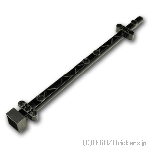 レゴ 船 パーツ マスト 2 x 2 x 20 - 底部十字穴付き [Black/ブラック] | LEGO純正品の バラ 売り