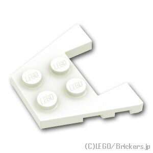 レゴ パーツ ウェッジプレート 3 x 4/1 x 2 [ White / ホワイト ] | LEGO純正品の バラ 売り