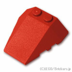 レゴ パーツ ウェッジ 4 x 4 - 3面 [ Red / レッド ] | LEGO純正品の バラ 売り