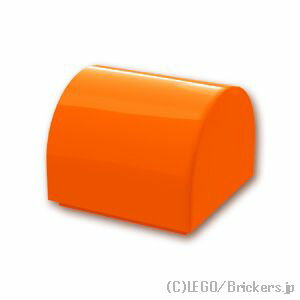 レゴ パーツ カーブスロープ ダブル - 1 x 1 x 2/3 [ Orange / オレンジ ] | LEGO純正品の バラ 売り
