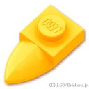 レゴ パーツ プレート 1 x 1 - 歯 [ Bt,Lt Orange / ブライトライトオレンジ ] | LEGO純正品の バラ 売り