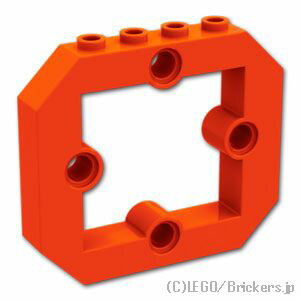 レゴ パーツ パネル 1 x 6 x 4 1/3 - 4ピン穴 [ Reddish Orange / レディッシュオレンジ ] | LEGO純正品の バラ 売り 1